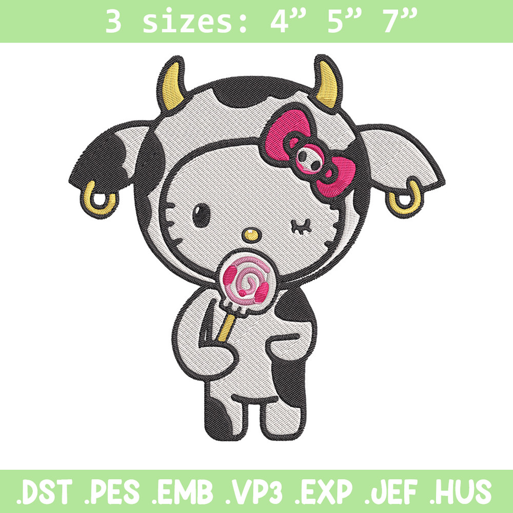 Hello kitty cow Embroidery Design, Hello kitty Embroidery, Embroidery File,Anime Embroidery,Anime shirt,Digital download.jpg