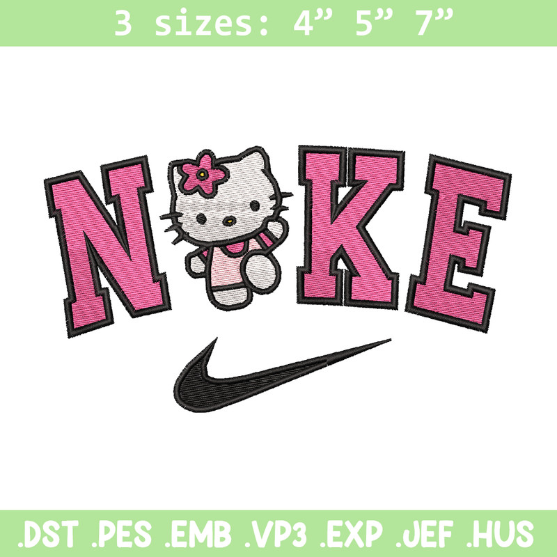 Hello Kitty Nike embroidery design, Hello Kitty embroidery, nike design, logo design, logo shirt, Digital download.jpg