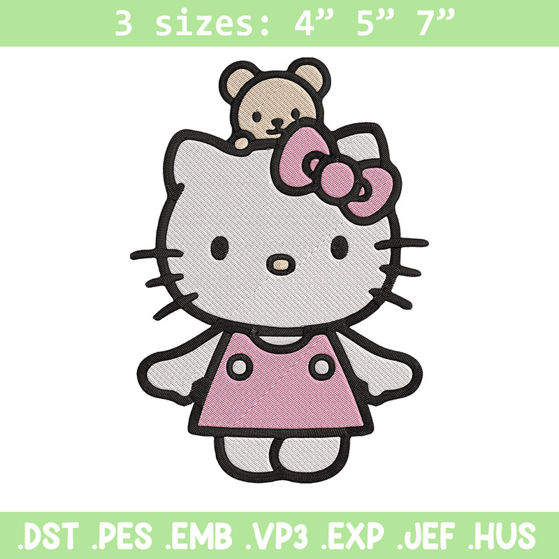 Hello kitty pink Embroidery Design, Hello kitty Embroidery, Embroidery File, Anime Embroidery, Digital download.jpg