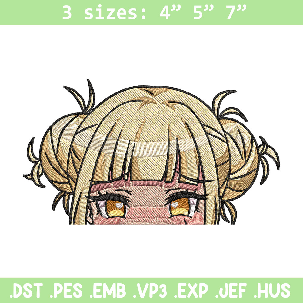 Himiko Peeker Embroidery Design, Mha Embroidery, Embroidery File, Anime Embroidery,Anime shirt, Digital download.jpg