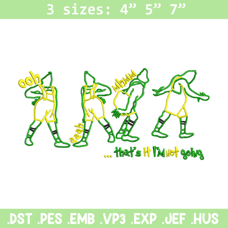 IM not going embroidery design, Grinch embroidery, Chrismas design,Embroidery shirt, Embroidery file, Digital download.jpg