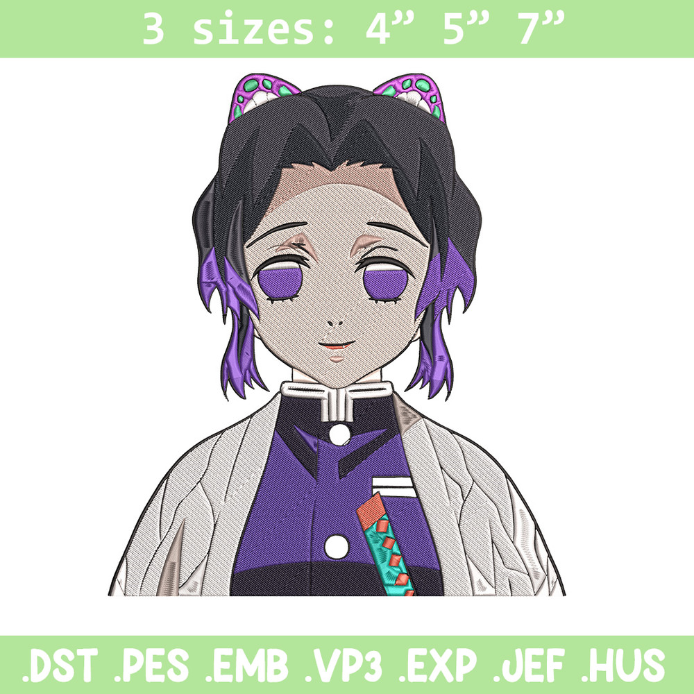 Kochou Shinobu Embroidery Design, Demon slayer Embroidery, Embroidery File,Anime Embroidery,Anime shirt,Digital download.jpg