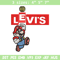 Levi's Mario Embroidery design, Levi's Mario Embroidery, cartoon design, Embroidery File, Levi's logo, Instant download.jpg