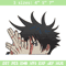 Megumi Peeker Embroidery Design, Jujutsu Embroidery, Embroidery File, Anime Embroidery, Anime shirt, Digital download.jpg