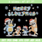 Merry blueymas Embroidery Design, Bluey Embroidery, Embroidery File, Chrismas Embroidery, Anime shirt, Digital download.jpg