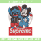 Mickey x stitch Embroidery Design, Supreme Embroidery, Embroidery File, Anime Embroidery, Anime shirt, Digital download.jpg