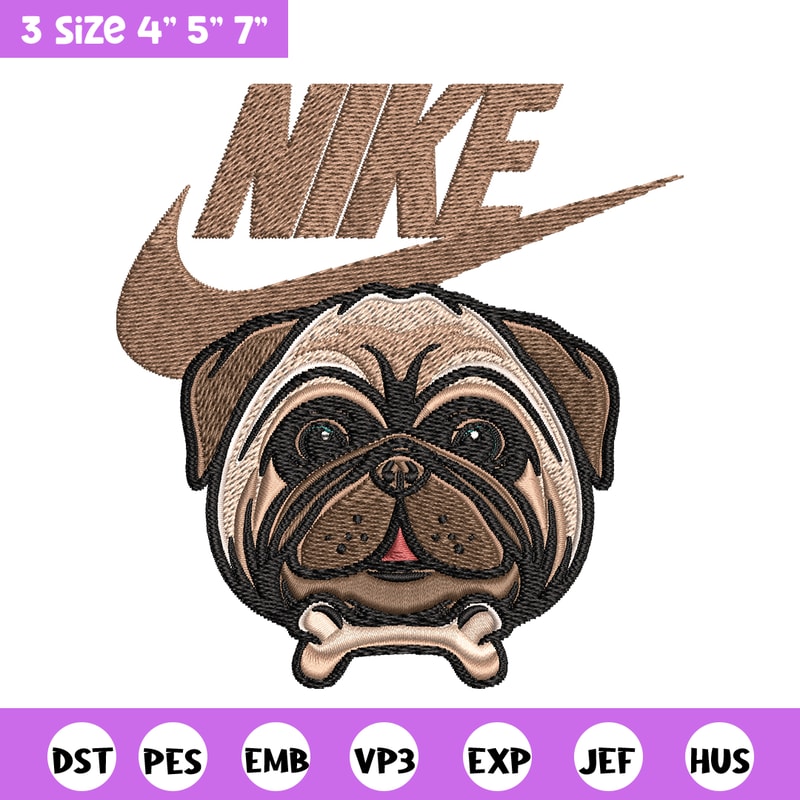 Bulldog Nike Embroidery design, Bulldog logo Embroidery, Nike design, Embroidery file, logo shirt, Instant download..jpg