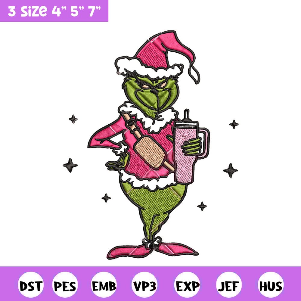 Chrismas grinch Embroidery Design, Grinch Embroidery, Embroidery File, Brand Embroidery, Logo shirt, Digital download.jpg