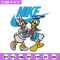 Daisy and Donald duck Nike Embroidery design, Cartoon Embroidery, Nike design, Embroidery file, Instant download.jpg