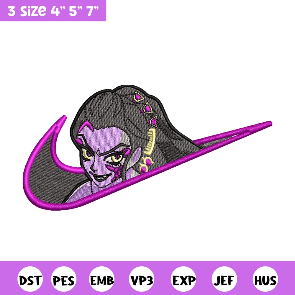 Daki nike embroidery design, Kimetsu no Yaiba embroidery, nike design, anime design, anime shirt, Digital download.jpg