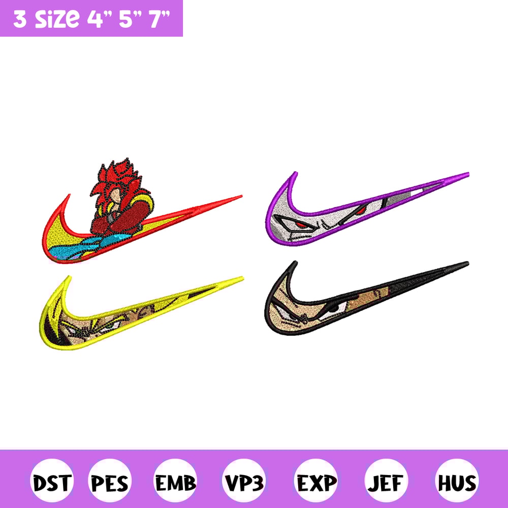 Dragon ball Nike embroidery design, dragon ball embroidery, Nike design, Embroidery file, Anime shirt, Instant download.jpg