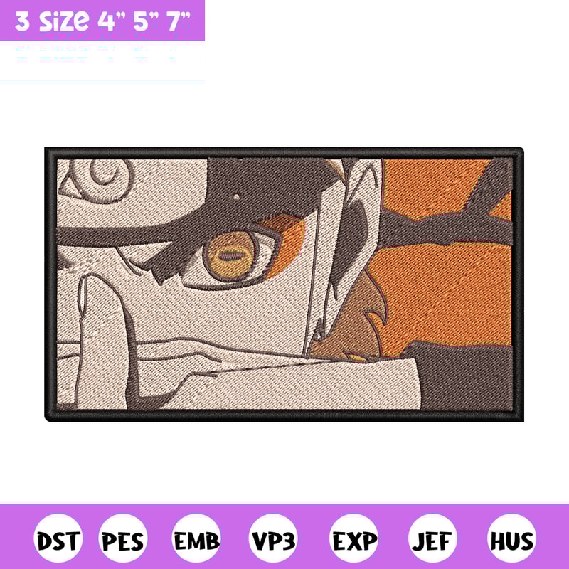 Naruto eyes embroidery design, Naruto embroidery, logo design, anime design, anime shirt, Digital download.jpg