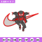 Nike Black Spiderman embroidery design, Black Spiderman embroidery, Nike design, movie design, Digital download.jpg