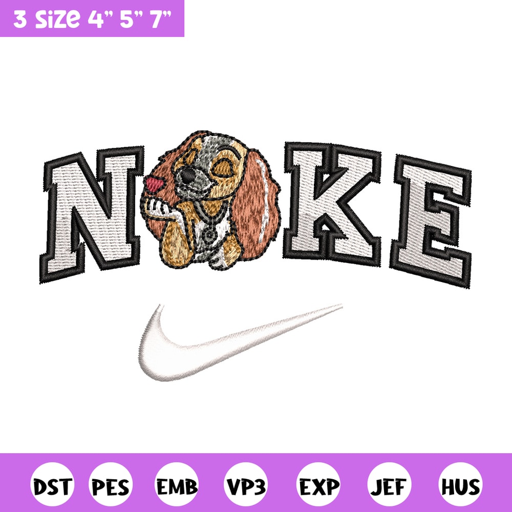 Nike dog embroidery design, Dog embroidery, Nike design, Embroidery shirt, Embroidery file, Digital download.jpg