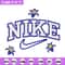 Nike flower embroidery design, Flower embroidery, Nike design, Embroidery shirt, Embroidery file, Digital download.jpg