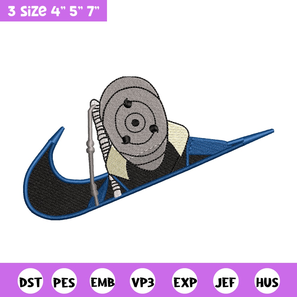 Nike Obito embroidery design, Naruto embroidery, Nike design, anime design, anime shirt, Digital download.jpg