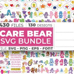 care bears svg bundle, layered design, vector files, svg for cricut, clipart, svg for files, care bears png