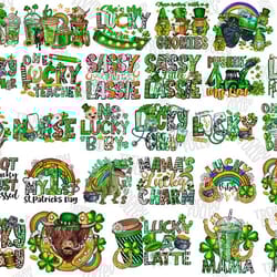 st patricks day png bundle, st patrick's day png,lucky mama png,happy st patrick's day,shamrocks png,sublimate design