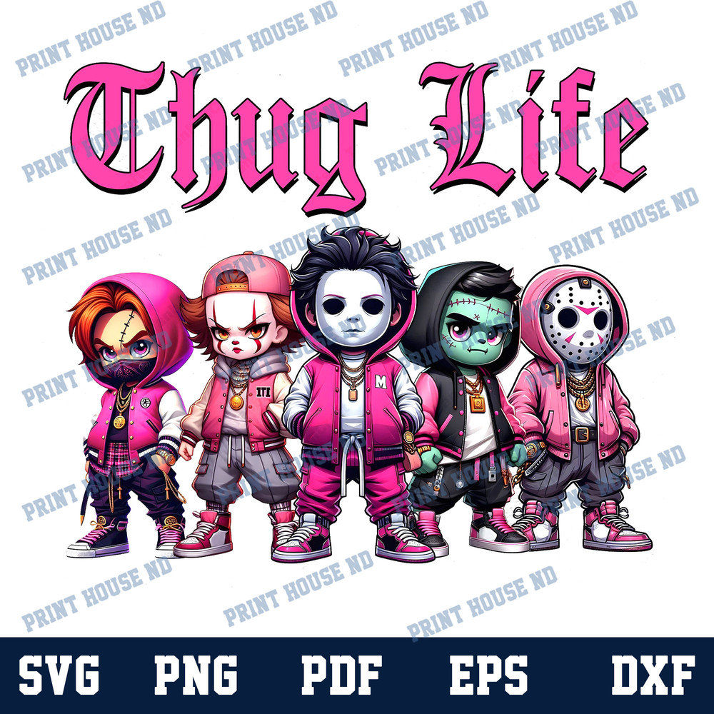 2Thug Life Horror Movie Png Friends Horror Characters Png Horror Movie Killers Png Scary Png Halloween Png 0