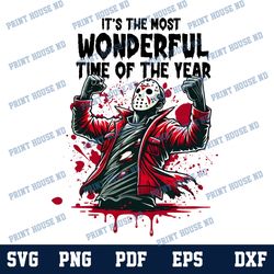 it's the most wonderful time of the year halloween png,horror movie gift, horror movie png, horror halloween png, svg
