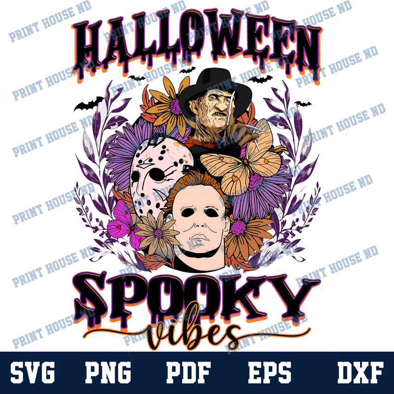 Spooky Vibes Horror Friends Png Series Killer Halloween PngMovie Killers Png Scary Halloween Movie Png Svg 0