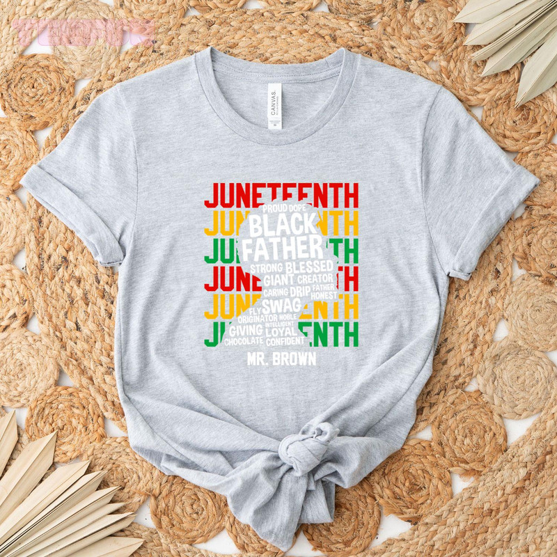 (Personalized) - Juneteenth Men_original_Classic T-Shirt_Gray.jpg