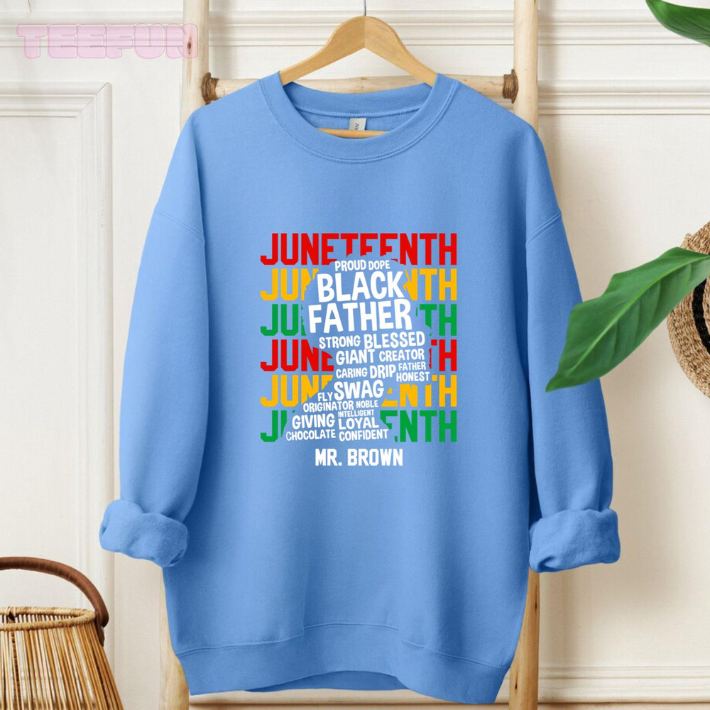 (Personalized) - Juneteenth Men_original_Hoodie_Blue.jpg