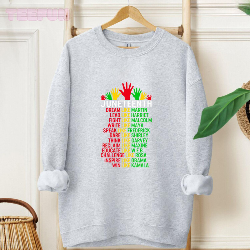 Juneteenth Famous Black Figures_original_Hoodie_Gray.jpg