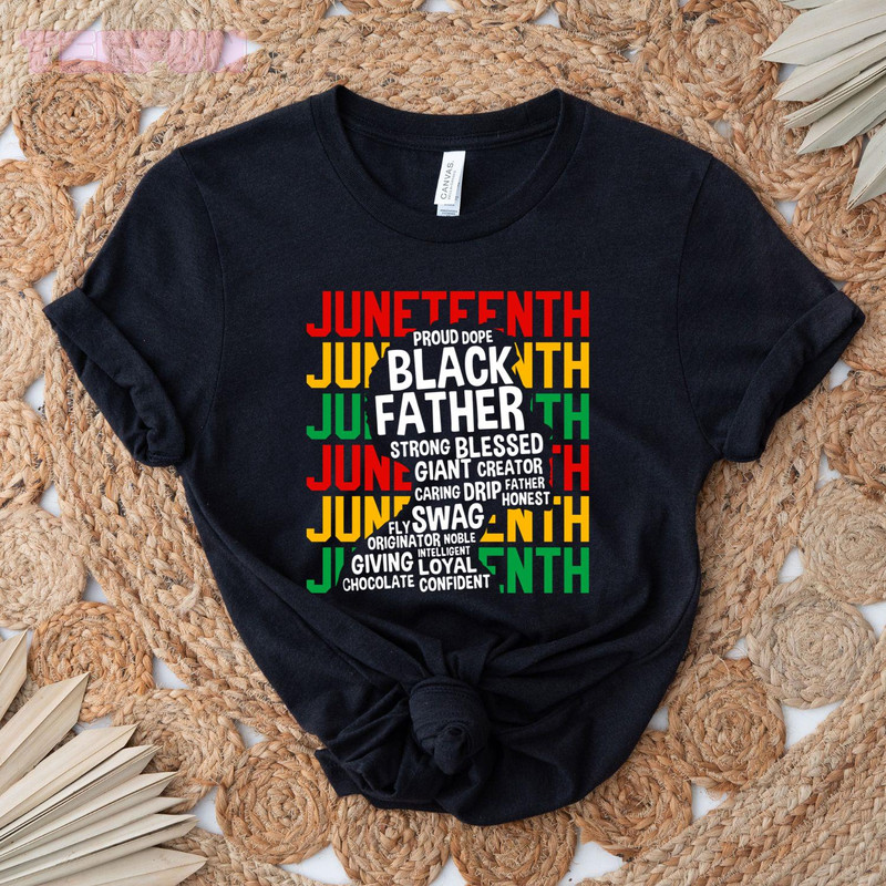 Juneteenth Men Typography_original_Classic T-Shirt_Black.jpg