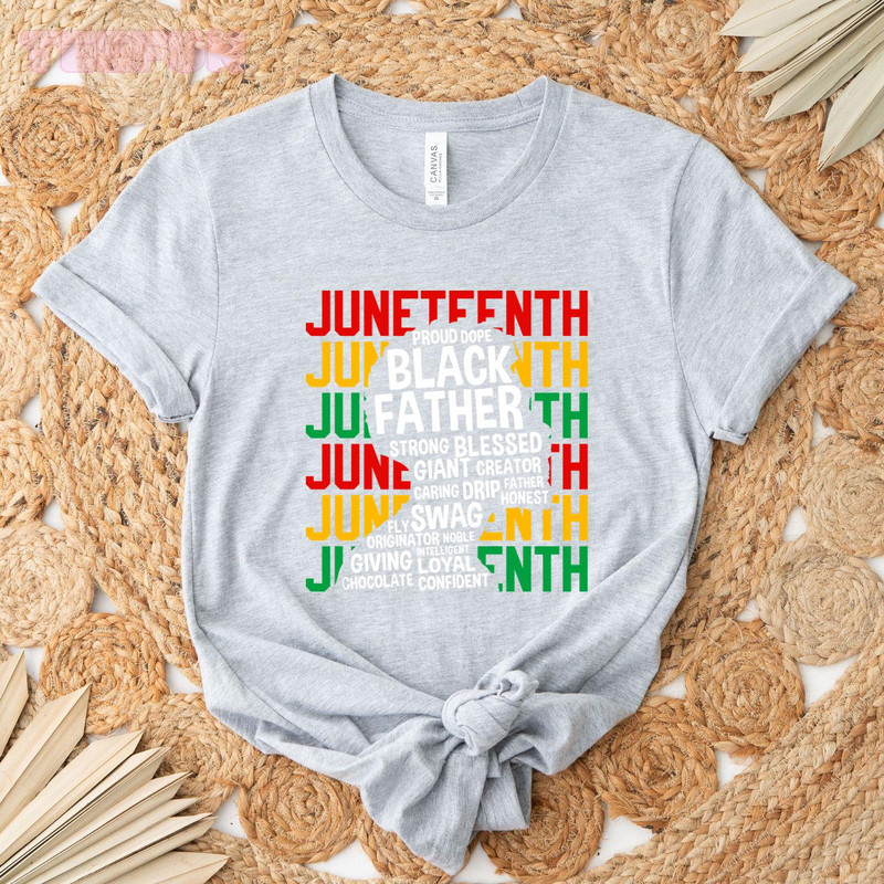 Juneteenth Men Typography_original_Classic T-Shirt_Gray.jpg