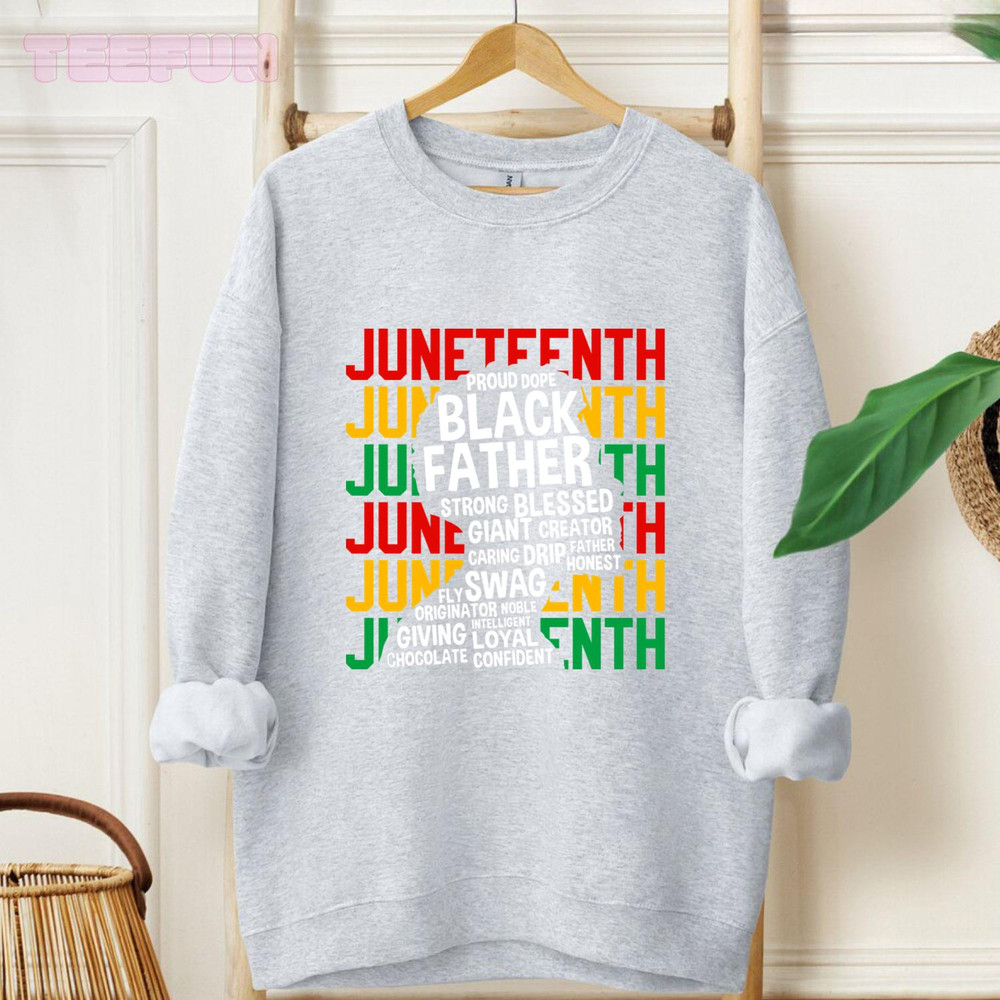 Juneteenth Men Typography_original_Hoodie_Gray.jpg
