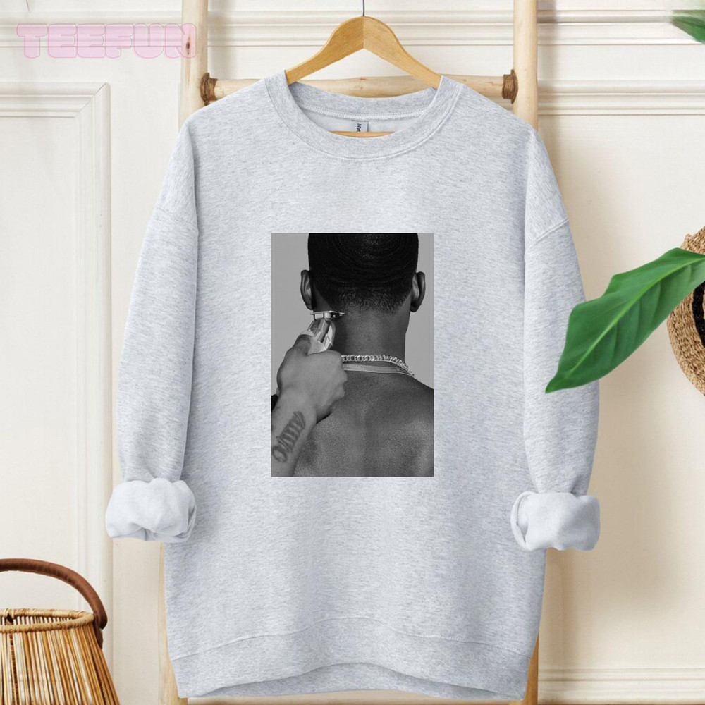 Black and White - Black Man_original_Hoodie_Gray.jpg