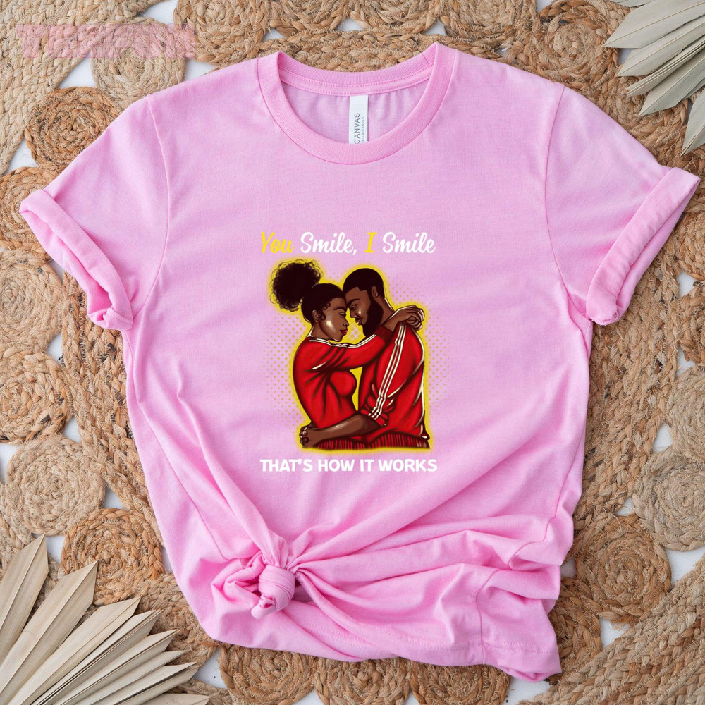 You Smile I Smile_1_original_Classic T-Shirt_Pink.jpg