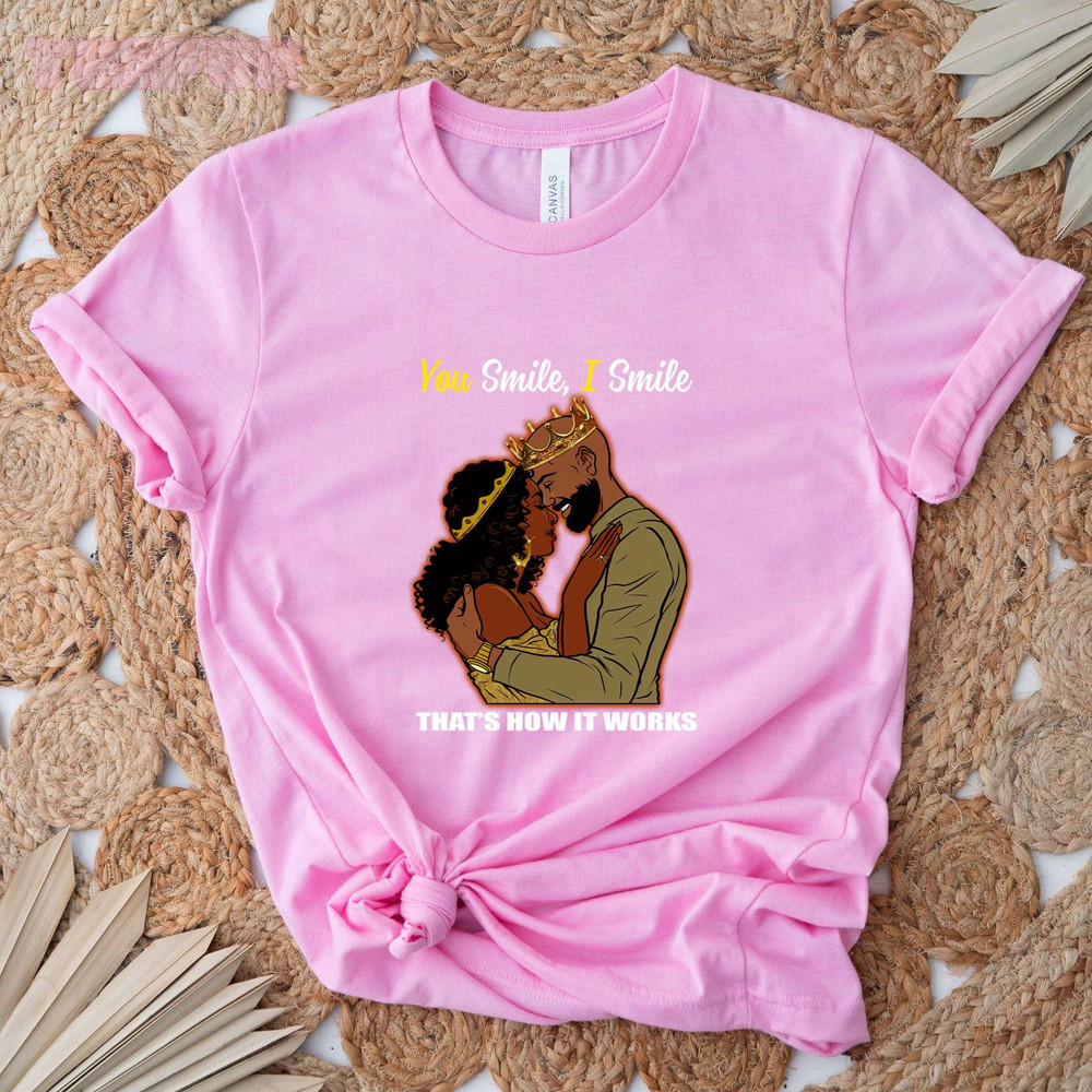 You Smile I Smile_original_Classic T-Shirt_Pink.jpg