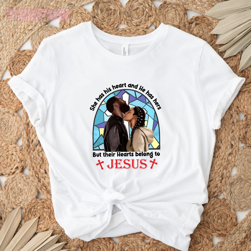 She Has His Heart and He Has Hers_original_Classic T-Shirt_White.jpg