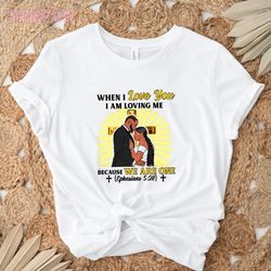 when i love you: romantic couple t-shirt, heartbeat graphic tee, valentines day gift