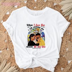 when i love you: cute love t-shirt, heart design tee, couples matching tops