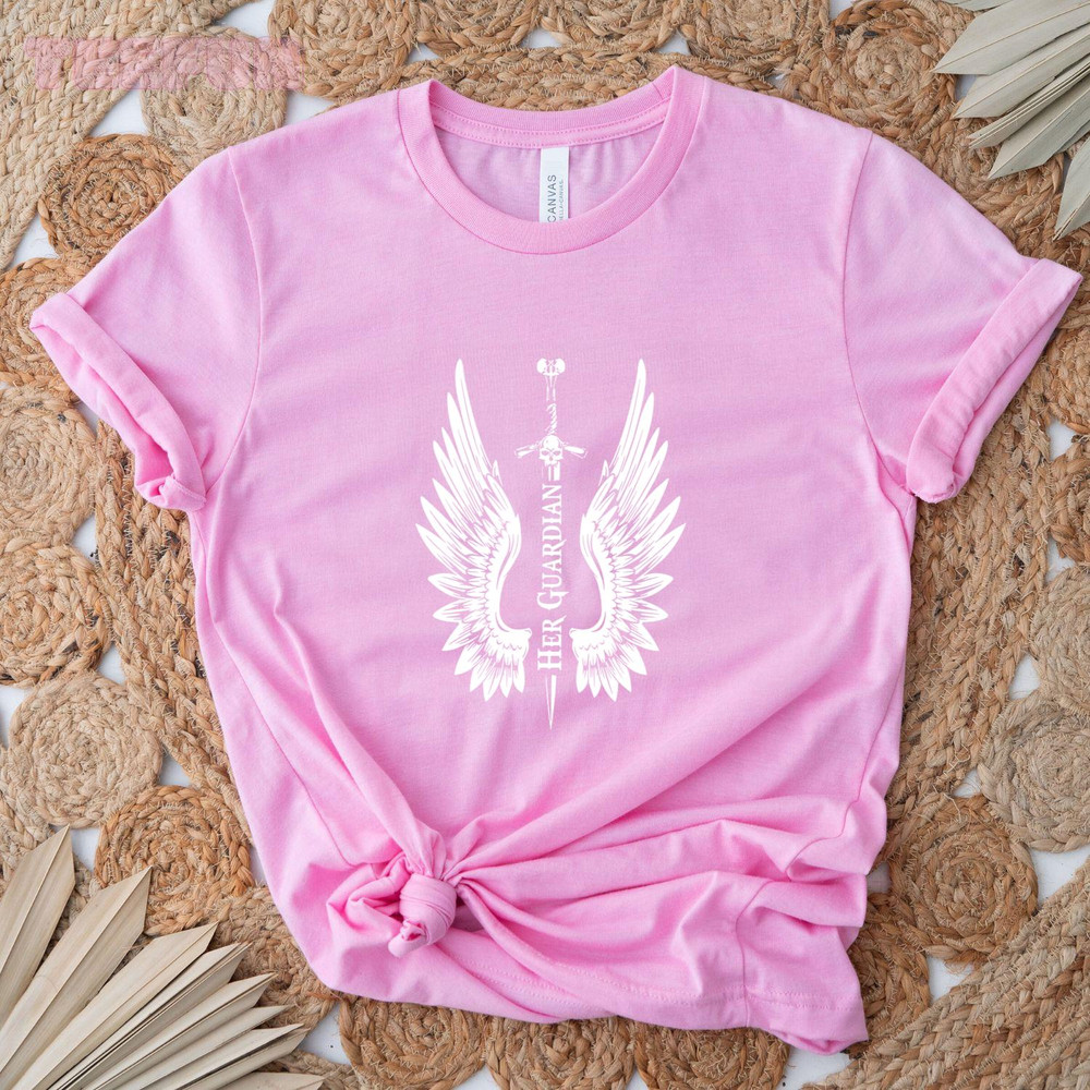 Her Guardian - Perfect Couple Matching Shirts_2_original_Classic T-Shirt_Pink.jpg