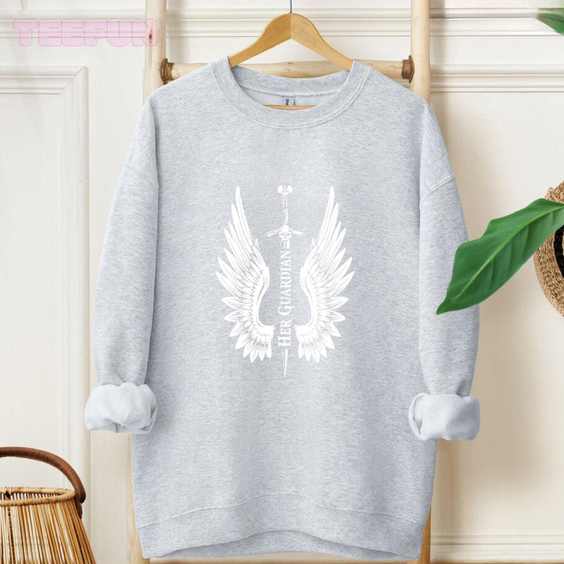 Her Guardian - Perfect Couple Matching Shirts_2_original_Hoodie_Gray.jpg