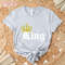 King-Queen - Perfect Couple Matching Shirts_original_Classic T-Shirt_Gray.jpg