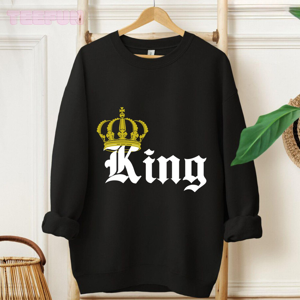 King-Queen - Perfect Couple Matching Shirts_original_Hoodie_Black.jpg