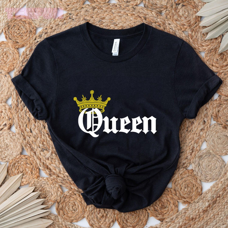 Queen-King - Perfect Couple Matching Shirts_original_Classic T-Shirt_Black.jpg