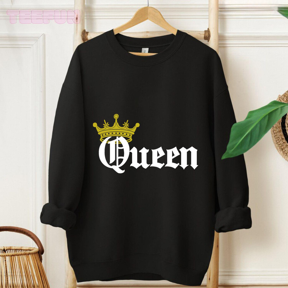 Queen-King - Perfect Couple Matching Shirts_original_Hoodie_Black.jpg