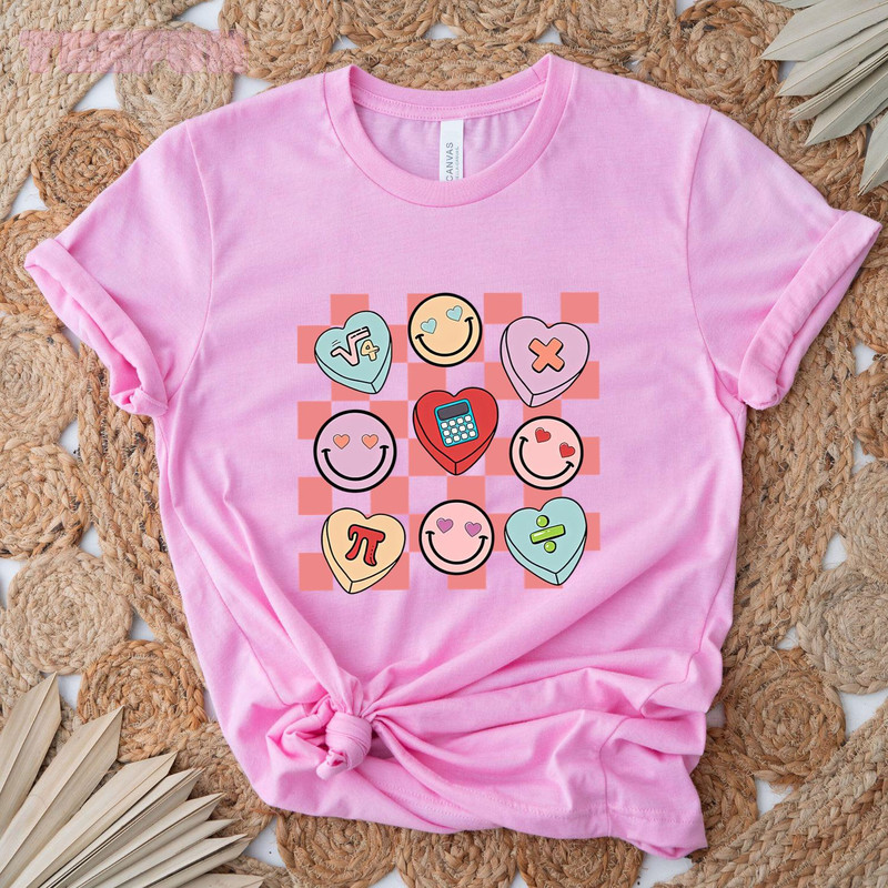 Groovy Valentine Heart_original_Classic T-Shirt_Pink.jpg