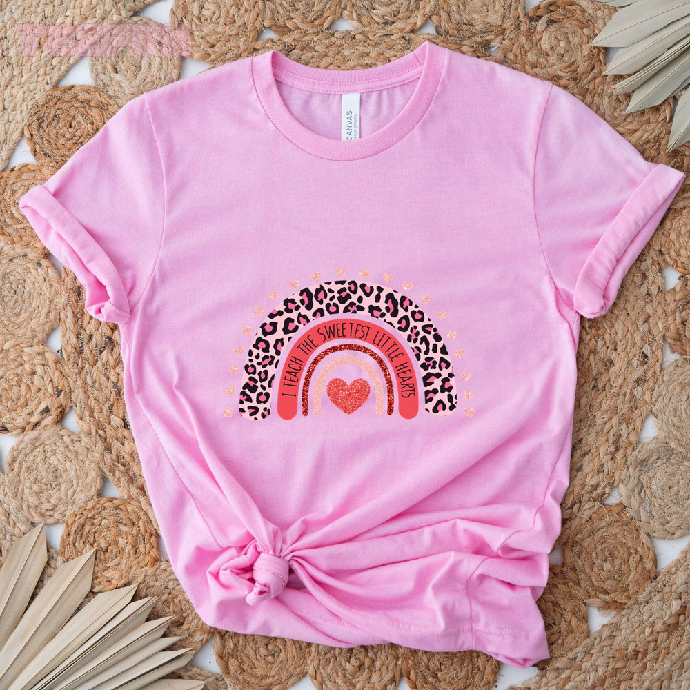 I Teach The Sweetest Little Hearts_original_Classic T-Shirt_Pink.jpg