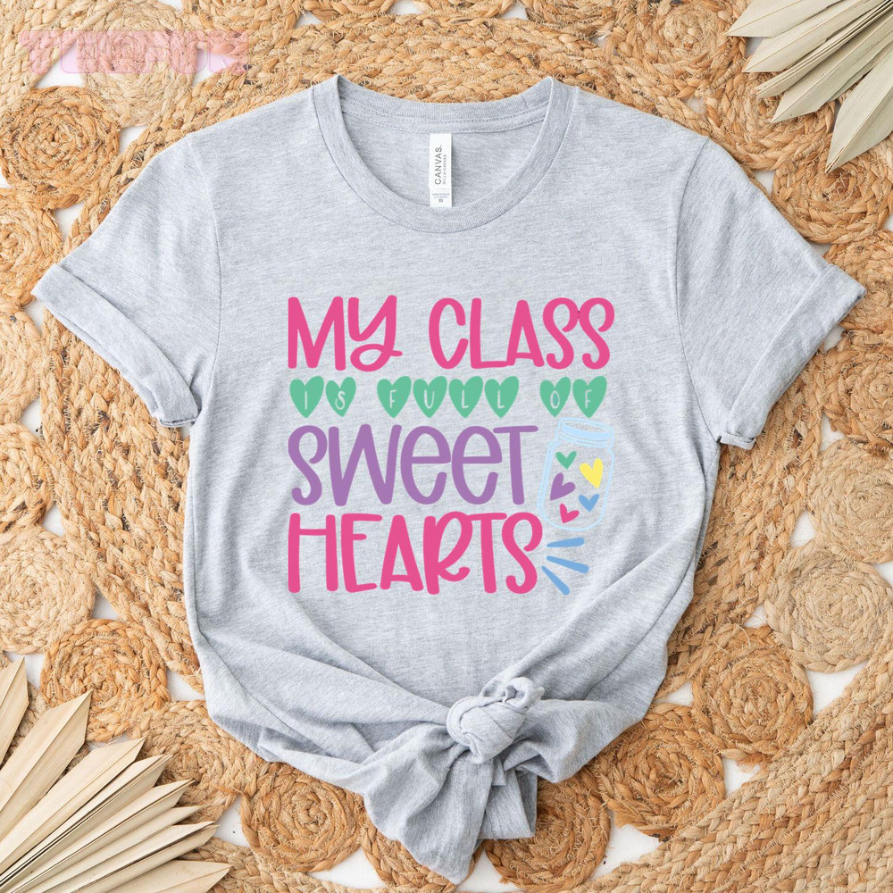 My class is full of sweethearts Valentine_original_Classic T-Shirt_Gray.jpg