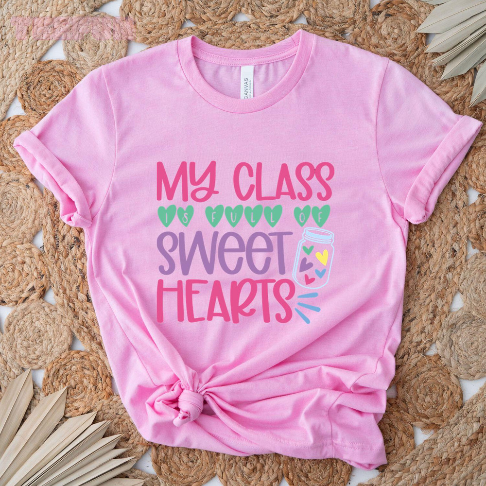 My class is full of sweethearts Valentine_original_Classic T-Shirt_Pink.jpg