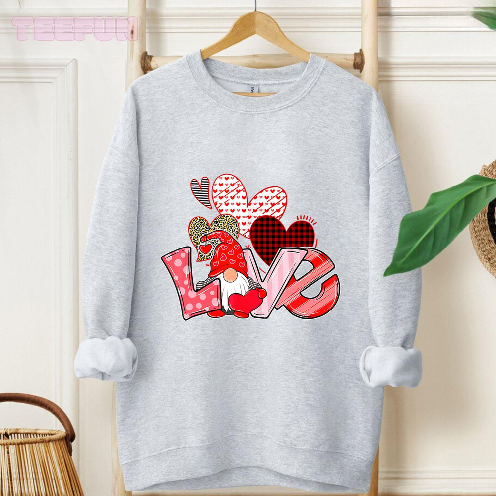 Love Valentine Gnome_original_Hoodie_Gray.jpg
