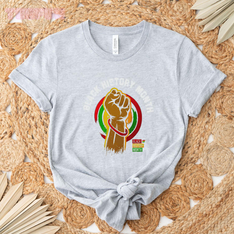 Black History Month_regular_Classic T-Shirt_Gray.jpg