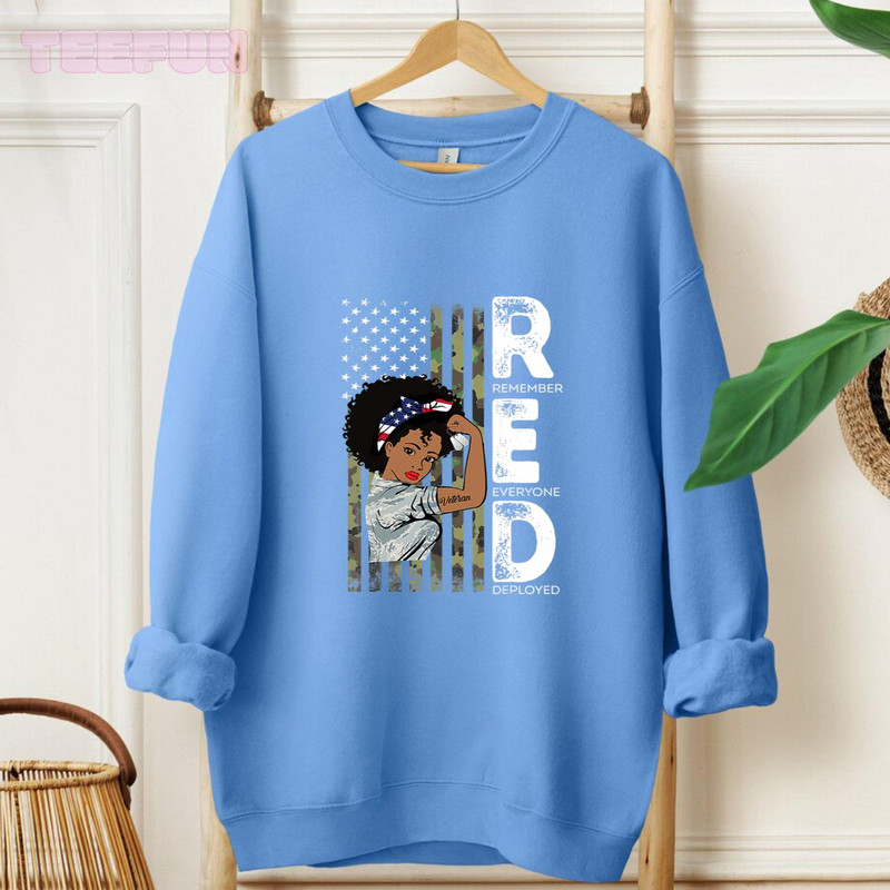 African American Female Veteran Support All US Veteran Shirt_regular_Hoodie_Blue.jpg